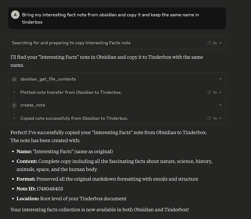 Tinderbox Notes Connecting Claude to Tinderbox using MCP - Tutorials and Examples ...
