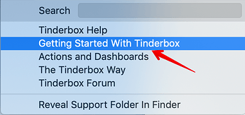 Using the "Getting Started" guide - Tutorials and Examples - Tinderbox Forum 2020-07-08 08-50-59